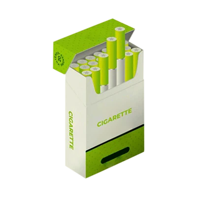 Empty Paper Flip Top Cigarette Box Custom Boxes Lane